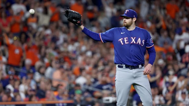 Texas Rangers pitcher Jordan Montgomery